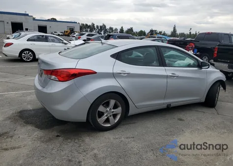 2013 Hyundai Elantra Gls from USA, damaged, VIN 5NPDH4AE6DH377209